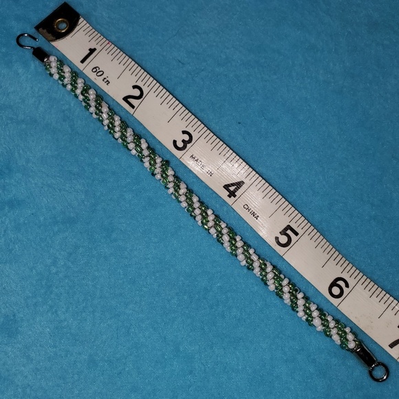 Japanese beaded kumihimo bracelet - Picture 2 of 2